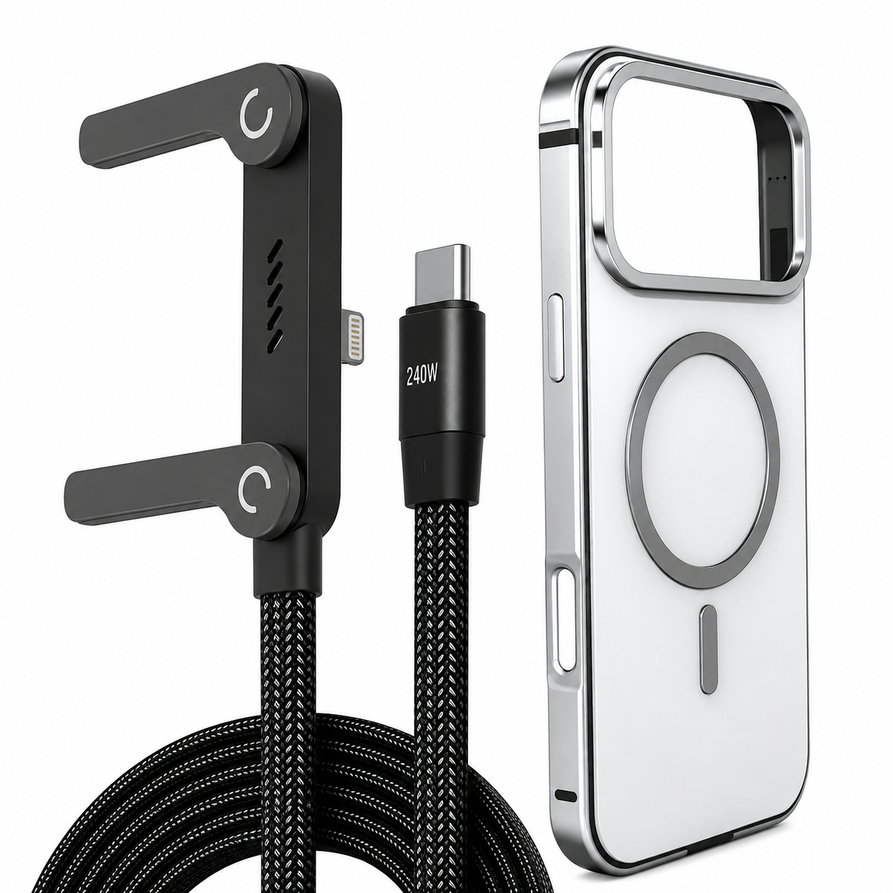 ARMORCASE Magnetic Metal Case & PowerStand Cable — 240W