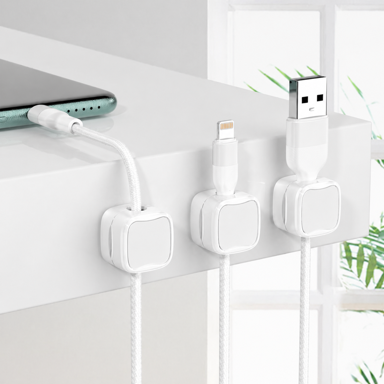 ARMORCASE™ Magnetic Cable Clips — Keep Every Cable in Its Place