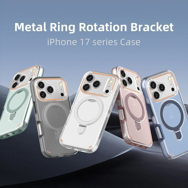 ARMORCASE™ Magnetic Ring Stand Case — 360° Grip, MagSafe iPhone 17 Series