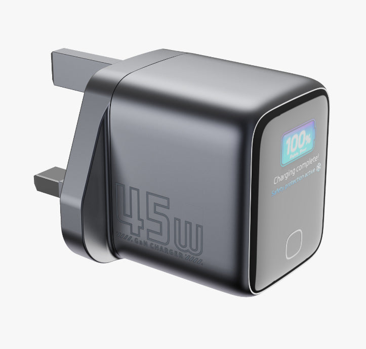 ARMORCASE™ 45W AI Display Charger — Fast Charging with Real-Time Power Monitor