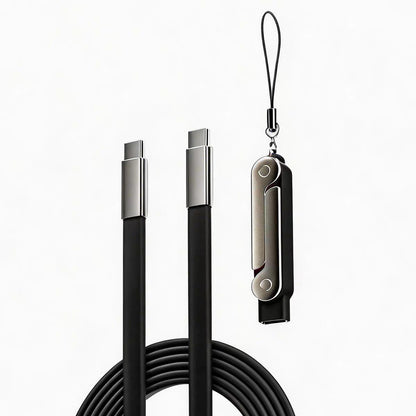 ARMORCASE™ PowerCable Pro — 240W USB-C Fast Charging Cable with Built-In Foldable Phone Stand