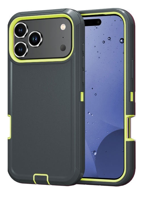 ARMORCASE™ StandGuard Case — Dual-Layer Shockproof iPhone Case with Built-In Kickstand | iPhone 17 Series | 20 Colors