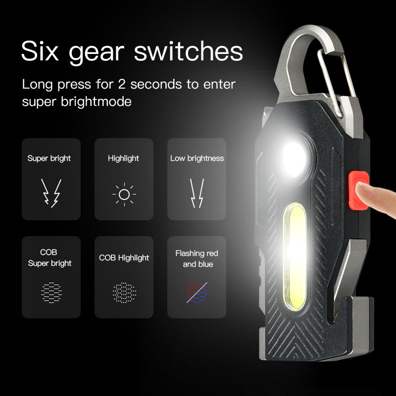 ARMORCASE™ 400LM Emergency Flashlight — 8-in-1 Survival Tool, USB-C Rechargeable