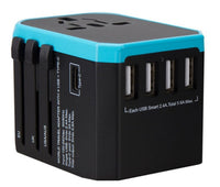 ARMORCASE™ PowerHub 788C — 4-Port USB + USB-C Wall Adapter | 5600mA Fast Charging | 7 Colors