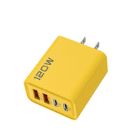 ARMORCASE™ PowerCore 220W — Dual PD + Dual USB Fast Charger | EU / UK / US | Black, White & Yellow