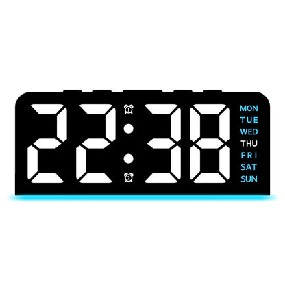 ARMORCASE™ GlowClock — LED Digital Alarm Clock | Dual-Mode, Ambient Night Light, Ultra-Clear Display