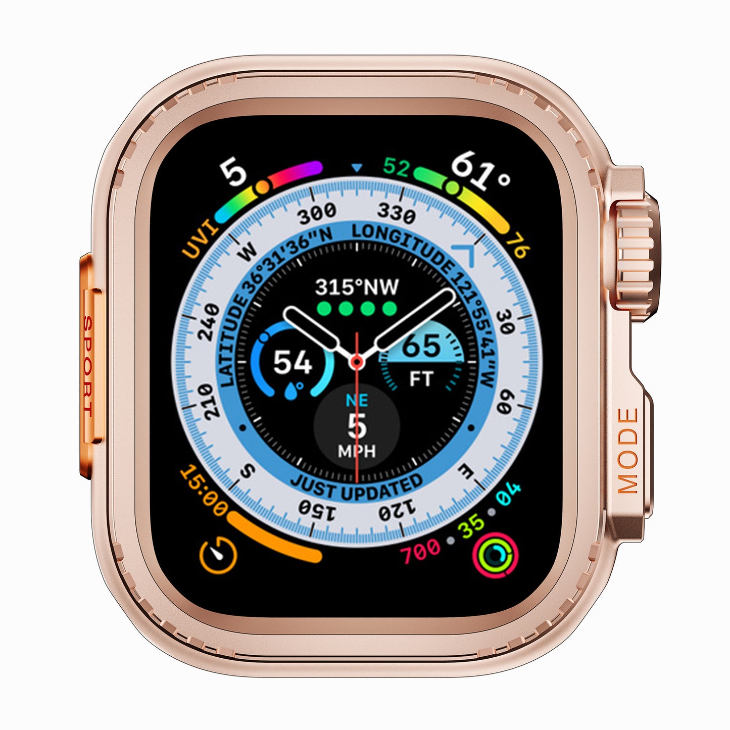 ARMORCASE™ ExplorerBand — Titanium & Stainless Steel Apple Watch Band | 44/45mm & Ultra