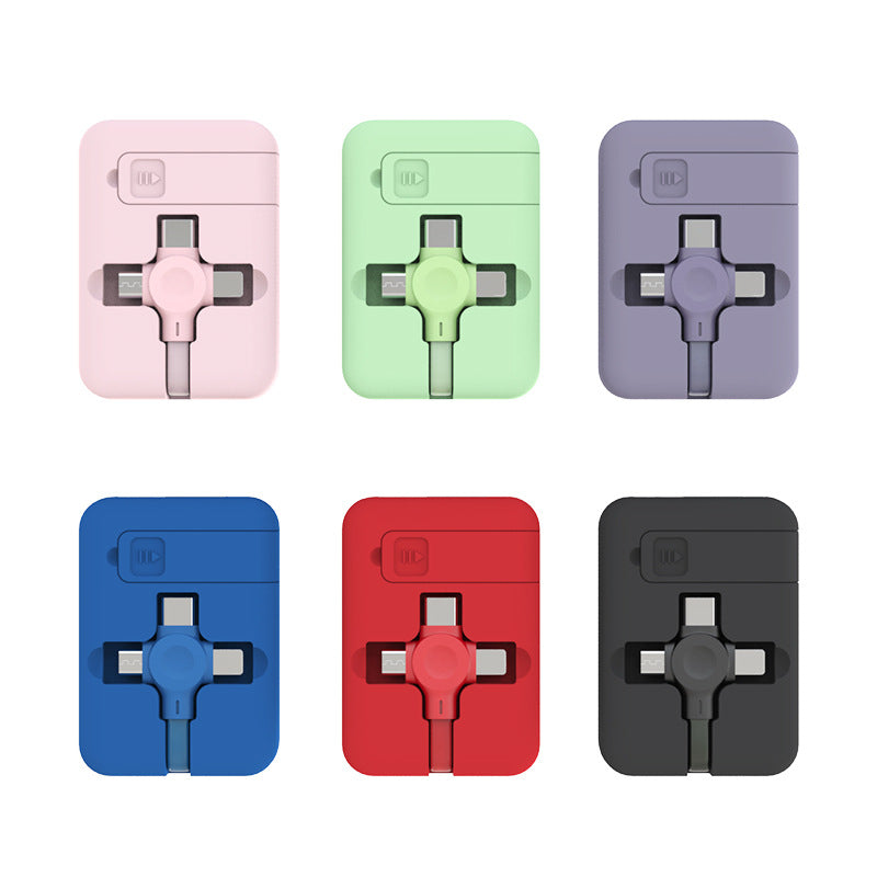 ARMORCASE™ 4-in-1 Retractable Cable — One Cable for Every Device, Zero Clutter
