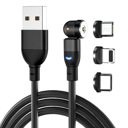 ARMORCASE™ 3-in-1 Magnetic Charging Cable — 540° Rotating, LED Indicator, 3M
