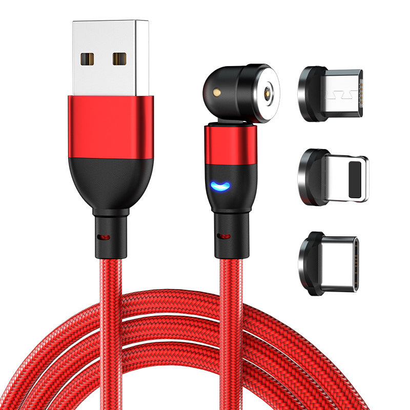 ARMORCASE™ 3-in-1 Magnetic Charging Cable — 540° Rotating, LED Indicator, 3M