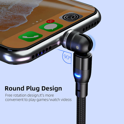 ARMORCASE™ 3-in-1 Magnetic Charging Cable — 540° Rotating, LED Indicator, 3M