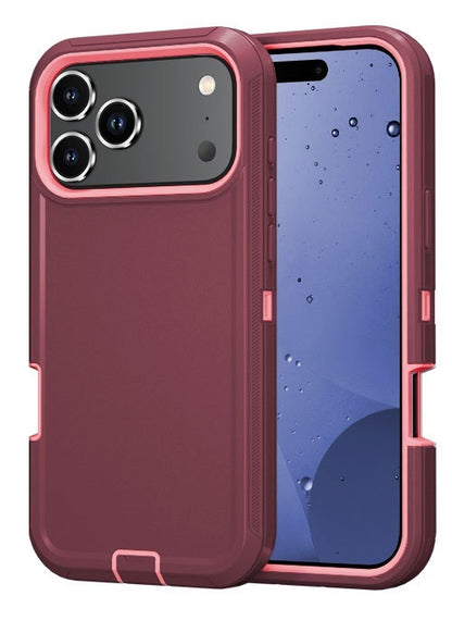 ARMORCASE™ StandGuard Case — Dual-Layer Shockproof iPhone Case with Built-In Kickstand | iPhone 17 Series | 20 Colors