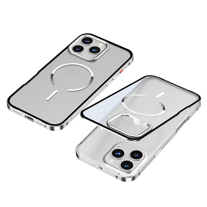 ARMORCASE™ Frosted Magnetic Ring Metal Frame Case — MagSafe-Ready Hard Cover for iPhone