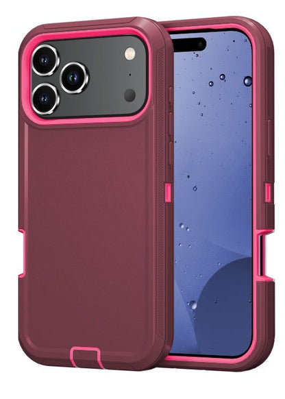 ARMORCASE™ StandGuard Case — Dual-Layer Shockproof iPhone Case with Built-In Kickstand | iPhone 17 Series | 20 Colors