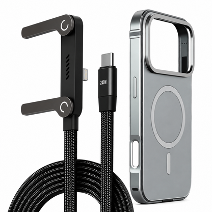 ARMORCASE Magnetic Metal Case &  PowerStand Cable — 240W