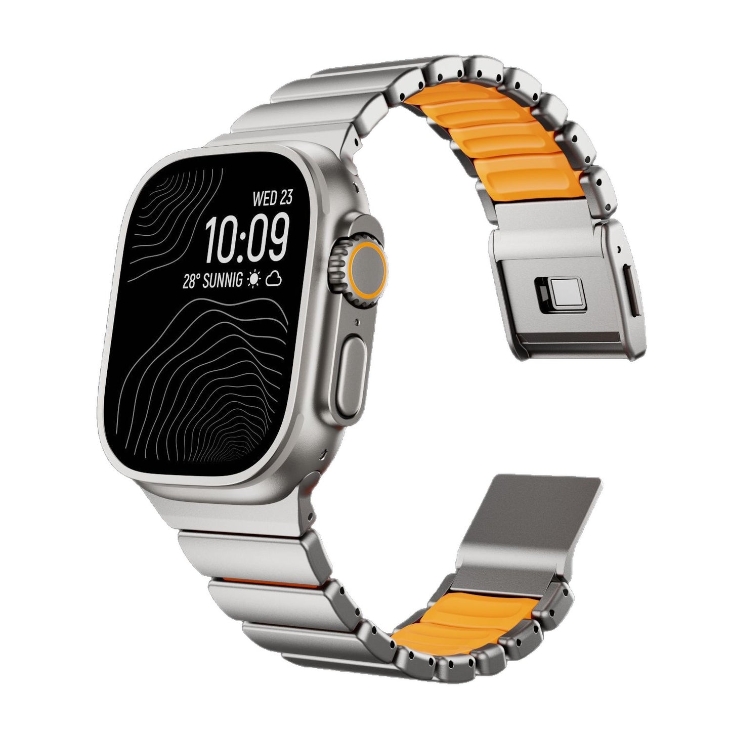 ARMORCASE™ Titanium Magnetic Apple Watch Band — Premium Metal Strap