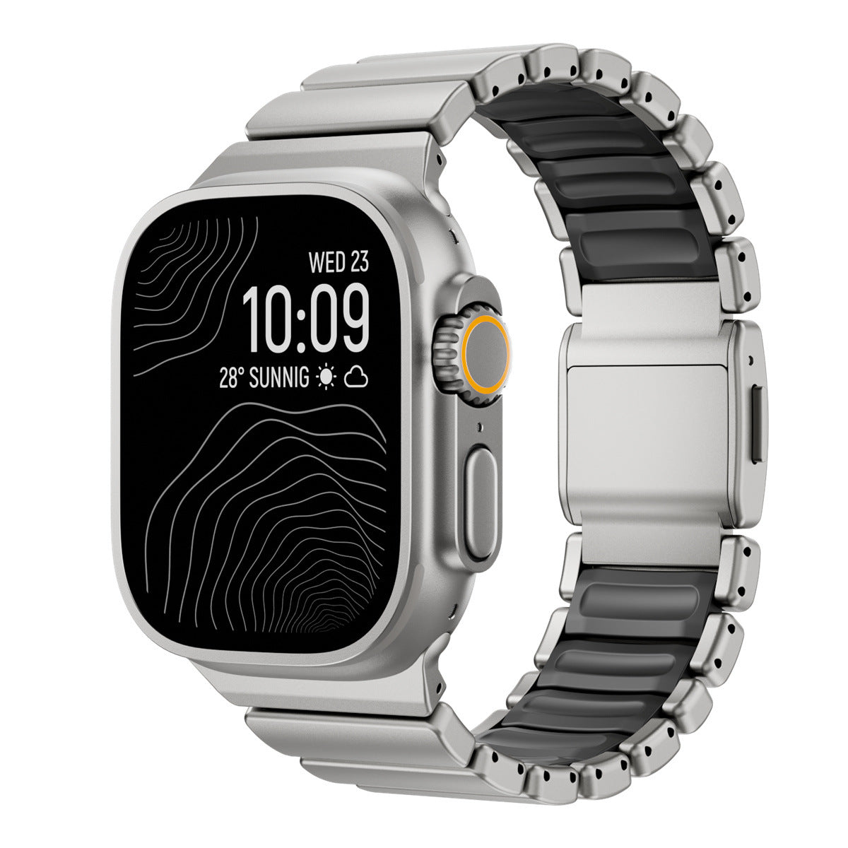 ARMORCASE™ Titanium Magnetic Apple Watch Band — Premium Metal Strap