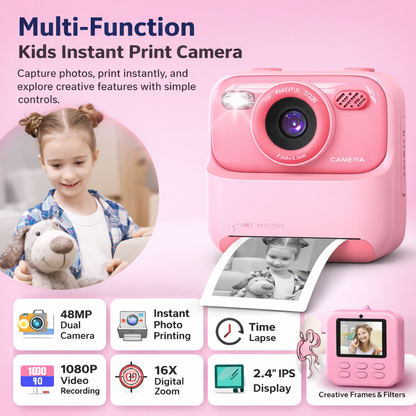 ARMORCASE™ SnapPrint Camera — Instant Print Camera for Kids | Snap, Print & Keep