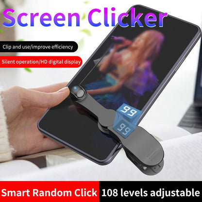ARMORCASE™ Auto Screen Clicker — Compact Clip-Type Automatic Tap Device