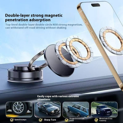 ARMORCASE™ VacuMount Pro — Vacuum Suction Magnetic Car Phone Holder | 360° Rotation | Dashboard & Windshield