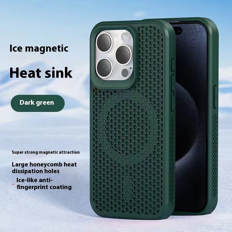 ARMORCASE™ HexShield Mag Case — Honeycomb Heat Dissipation MagSafe iPhone Case | Shockproof, Slim | iPhone 11–15 | 7 Colors