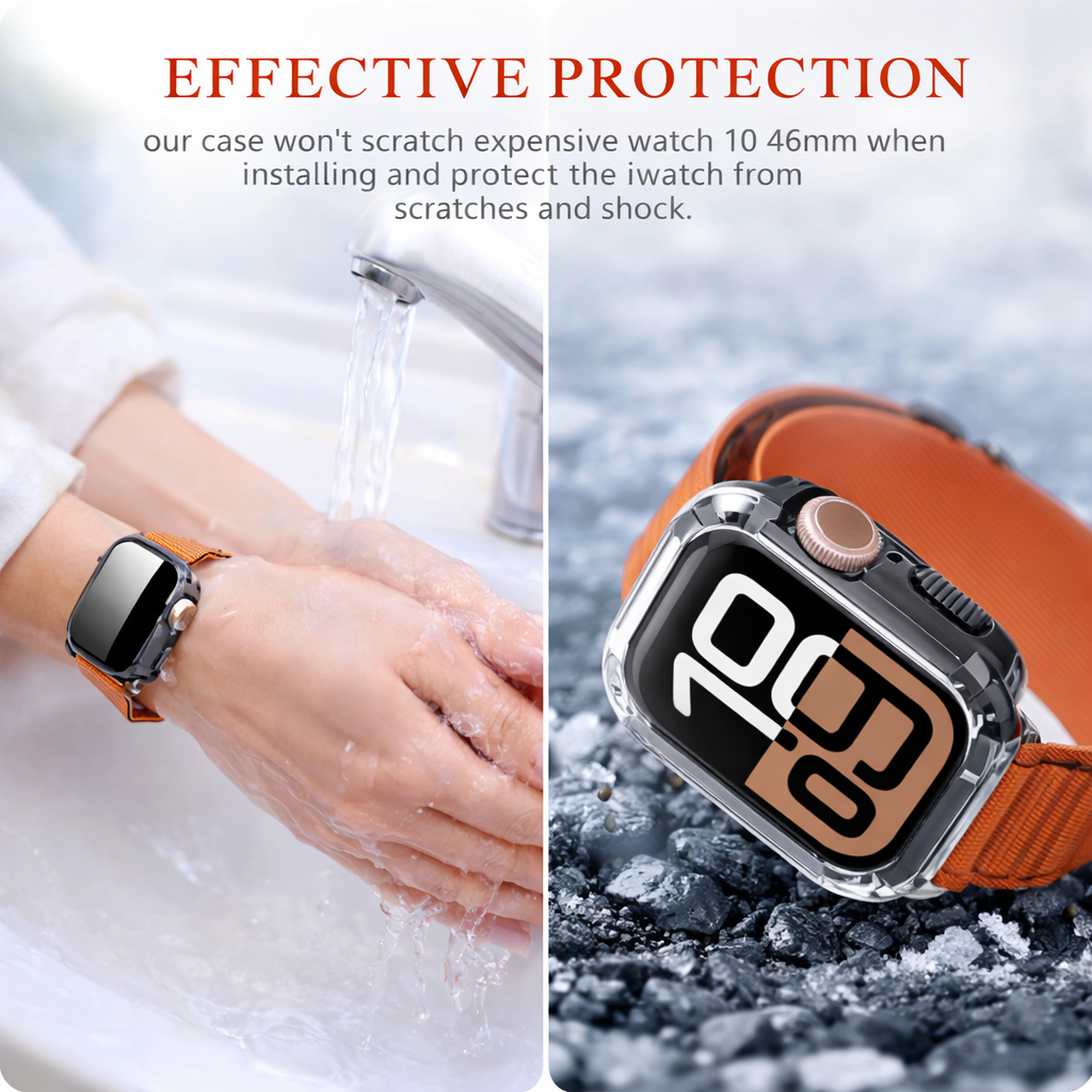 ARMORCASE™ Carbon Fiber Apple Watch Case — Slim Protection with a Bold Look