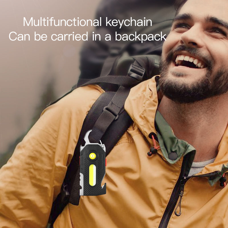 ARMORCASE™ 400LM Emergency Flashlight — 8-in-1 Survival Tool, USB-C Rechargeable