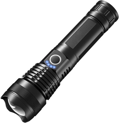ARMORCASE™ Tactical LED Flashlight — USB Rechargeable, 5 Modes, Military-Grade Aluminum