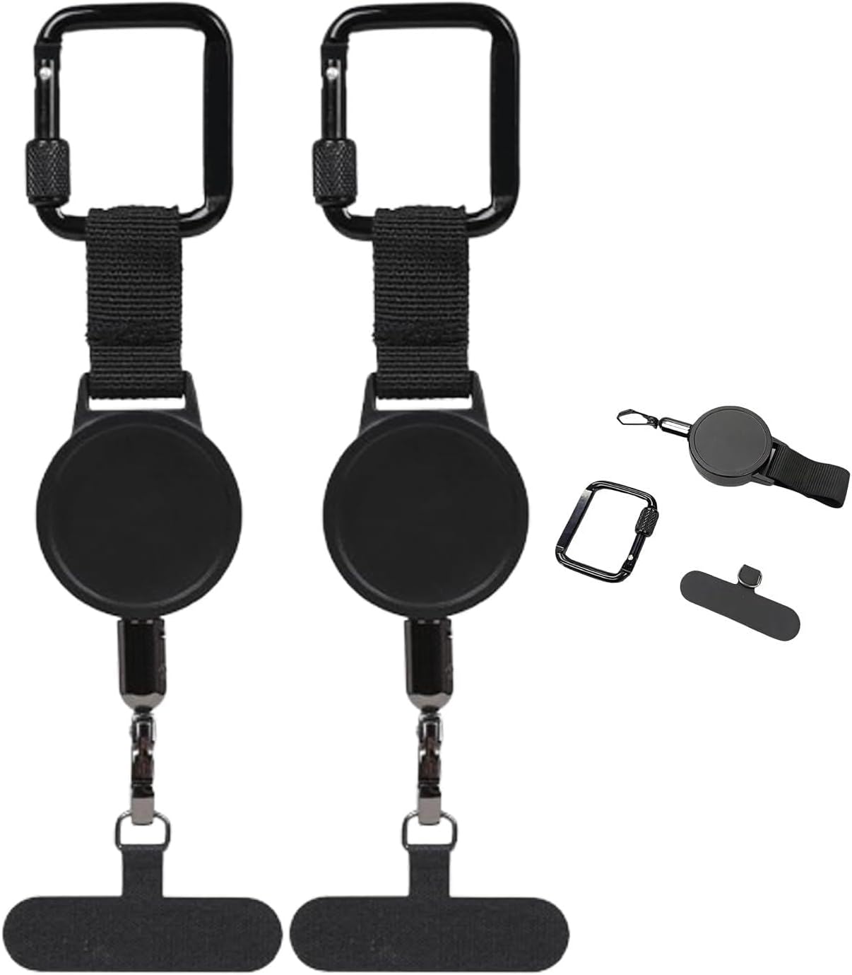 ARMORCASE™ RetractaClip Pro — Retractable Phone Lanyard Strap with Metal Buckle | Anti-Theft, Alloy Clip | Universal Fit
