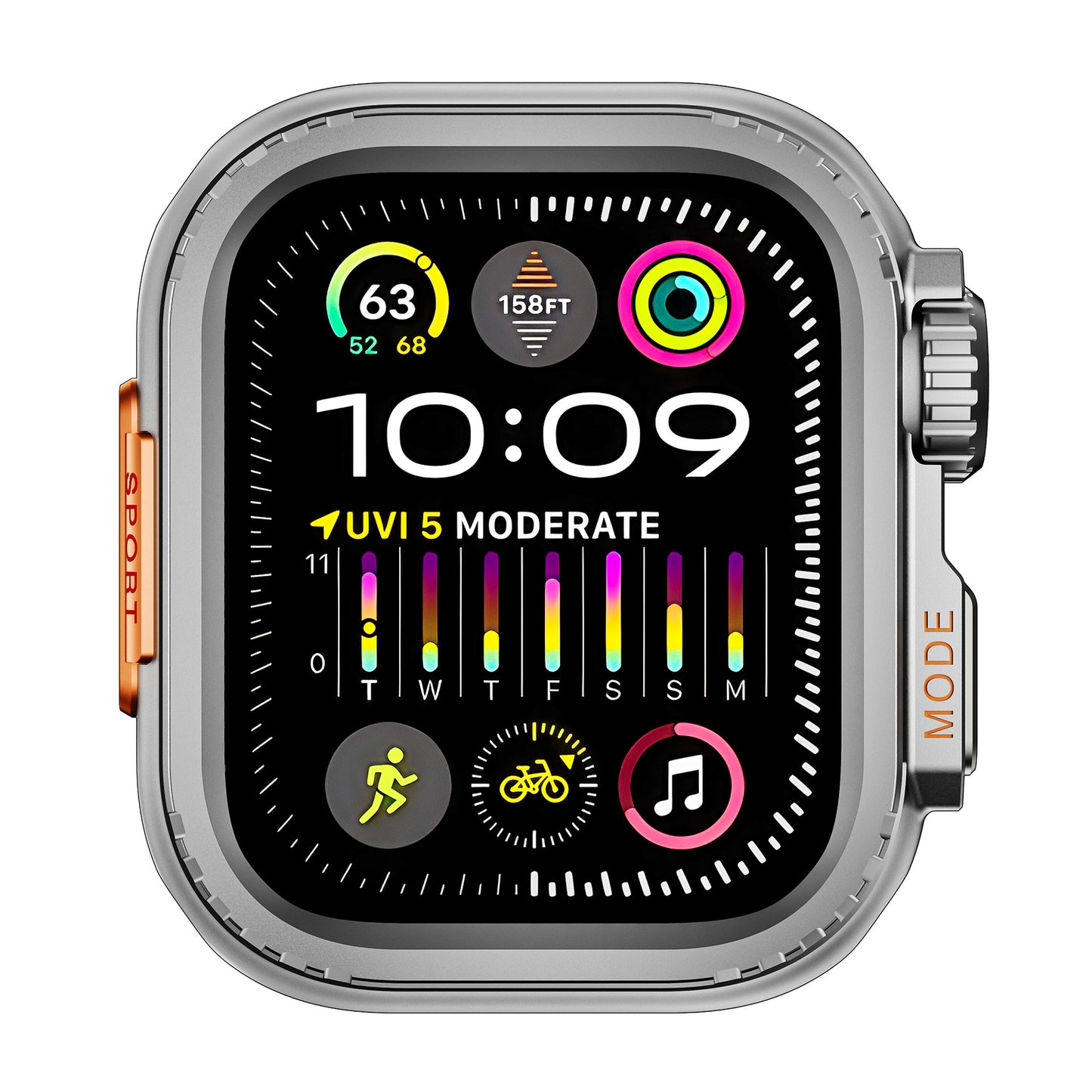 ARMORCASE™ ExplorerBand — Titanium & Stainless Steel Apple Watch Band | 44/45mm & Ultra