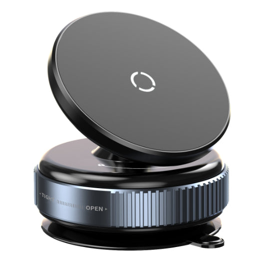 ARMORCASE™ VacuMount Elite — Premium Aluminum Magnetic Vacuum Car Phone Holder | 360° Anti-Shake Mount