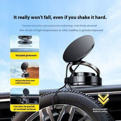 ARMORCASE™ VacuMount Pro — Vacuum Suction Magnetic Car Phone Holder | 360° Rotation | Dashboard & Windshield