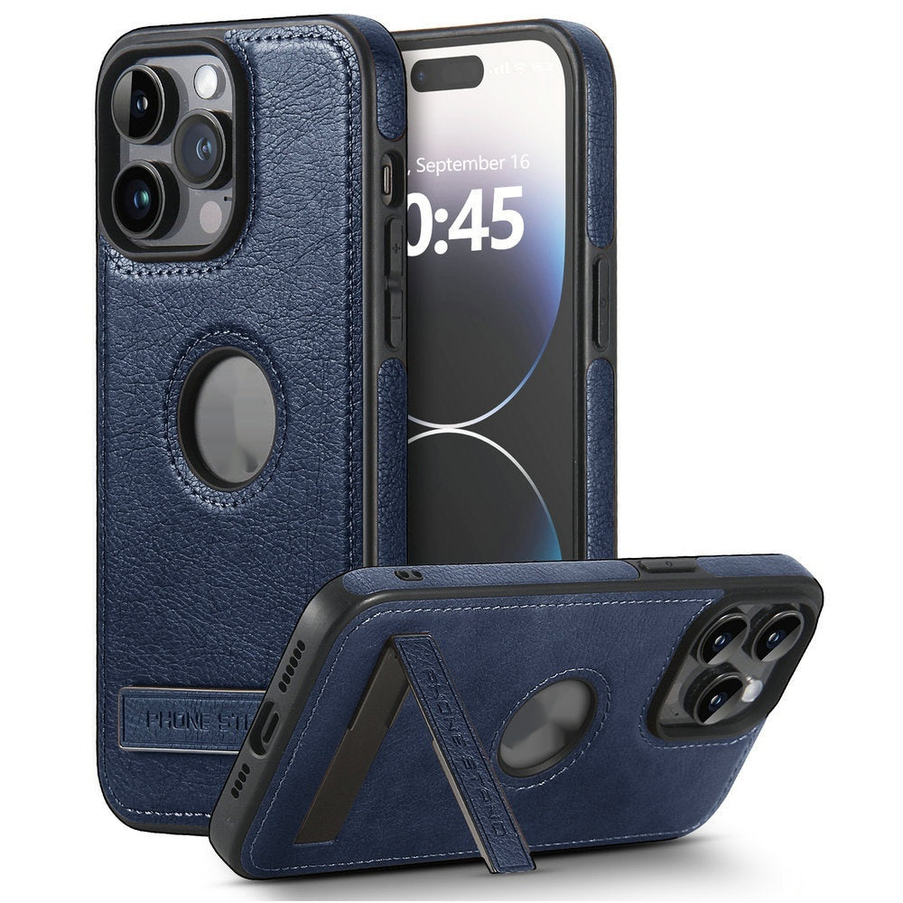 ARMORCASE™ Leather Wallet iPhone Case — Kickstand, Card Holder, MagSafe-Compatible, iPhone 12–15