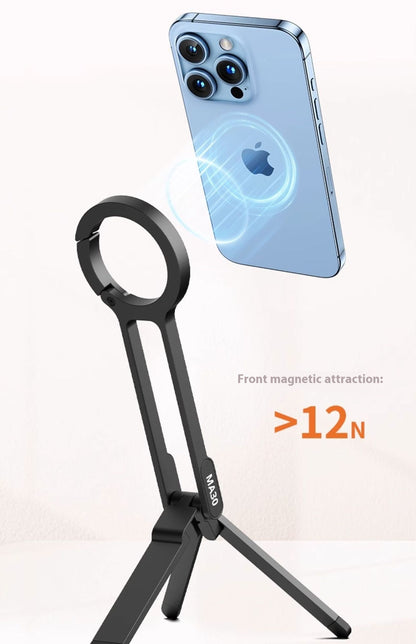 ARMORCASE™ CarabinerGrip MA30 — Aluminum Carabiner Phone Mount | Clip-On, Hands-Free | Universal Fit | Black