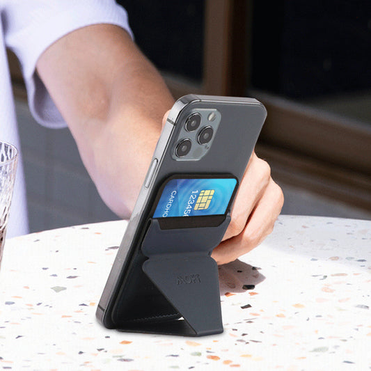 ArmorCase™ MagSafe Magnetic Card Holder Stand – Slim Wallet Kickstand for iPhone 12 Series