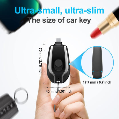 ARMORCASE™ PowerKey — Portable Keyring Charger | USB-C & Lightning | 2 Colors