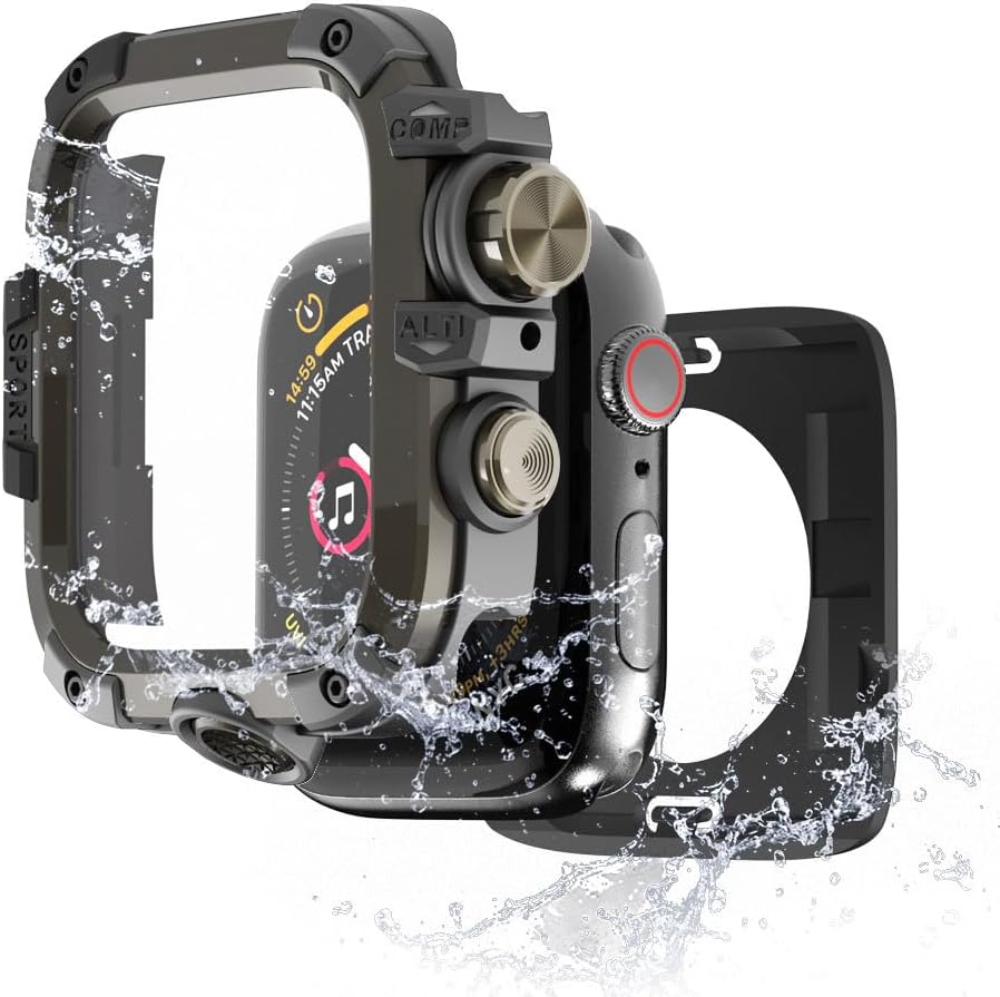 ARMORCASE™ IronShield Watch Case — Metal Waterproof Apple Watch Case | Series 4–11, SE & Ultra