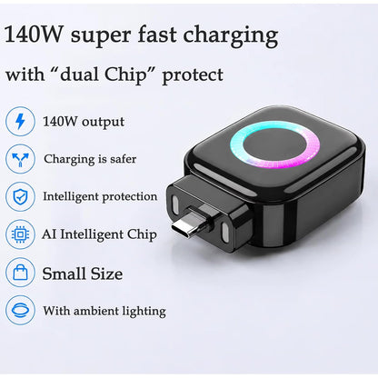 ARMORCASE™ X01 Charge Separator — 120W USB-C Auto-Disconnect Cable