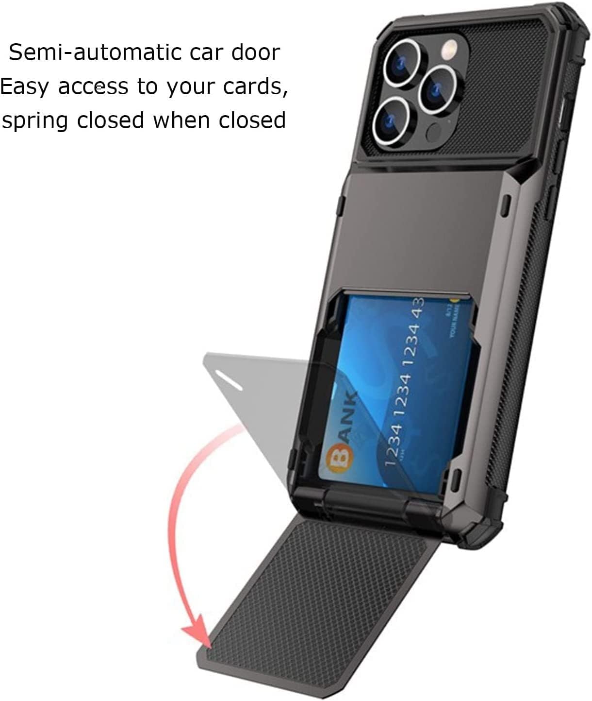 ARMORCASE™ FlipVault Card Case — Hidden Card Slot, Dual-Layer Armor | iPhone 11–17 Pro Max | 7 Colors
