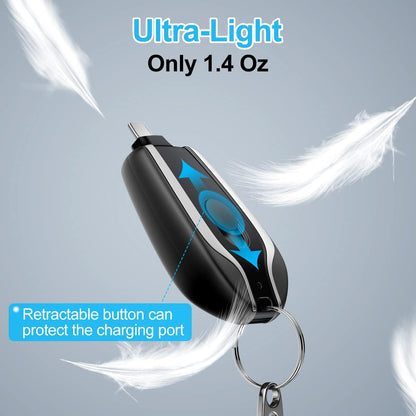 ARMORCASE™ PowerKey — Portable Keyring Charger | USB-C & Lightning | 2 Colors