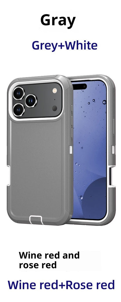 ARMORCASE™ StandGuard Case — Dual-Layer Shockproof iPhone Case with Built-In Kickstand | iPhone 17 Series | 20 Colors