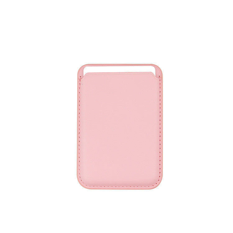 ARMORCASE™ Magnetic Card Sleeve — Faux Leather Phone Wallet, MagSafe-Compatible, 3 Colors