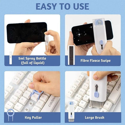ARMORCASE™ 7-in-1 Tech Cleaning Kit — Keyboard, Earphones & More, Spotless Every Time