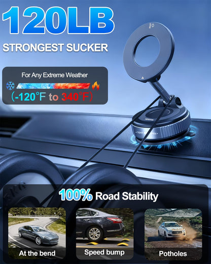 ARMORCASE™ MagMount 780 — Ultra-Strong Magnetic Car Phone Holder | 780° Full Rotation | Universal Fit | Upgrade Version