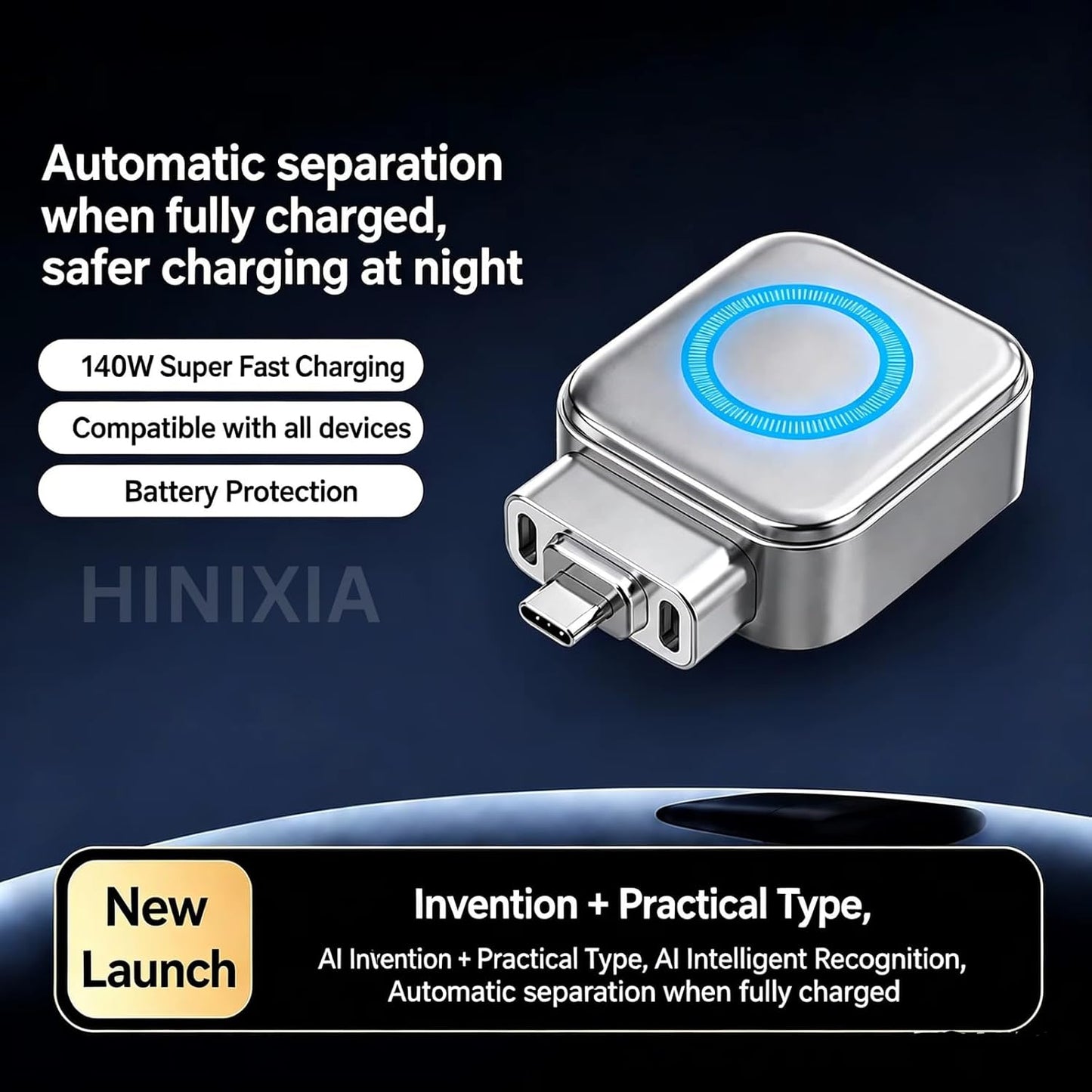 ARMORCASE™ X01 Charge Separator — 120W USB-C Auto-Disconnect Cable