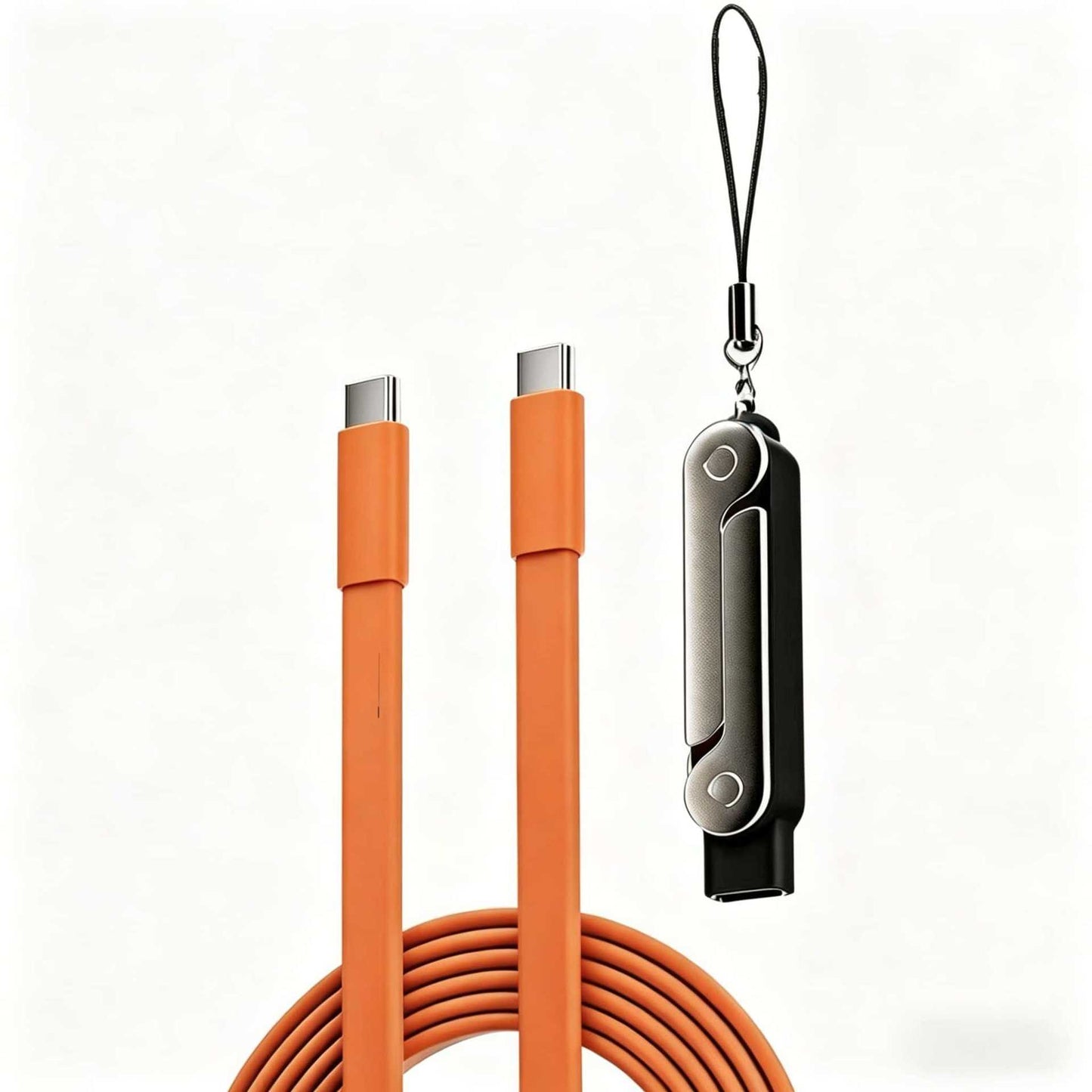 ARMORCASE™ PowerCable Pro — 240W USB-C Fast Charging Cable with Built-In Foldable Phone Stand