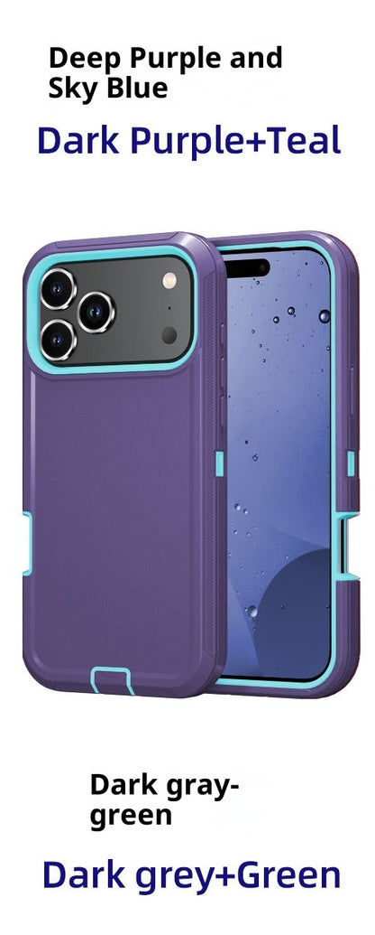 ARMORCASE™ StandGuard Case — Dual-Layer Shockproof iPhone Case with Built-In Kickstand | iPhone 17 Series | 20 Colors
