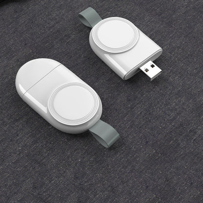 ARMORCASE™ WatchCharge Mini Pro — Portable Apple Watch Magnetic Charger & 1000mAh Power Bank | All Series | USB & Type-C