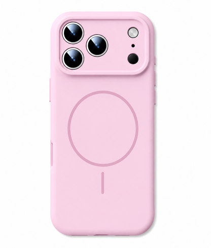 ARMORCASE™ Frosted Magnetic Liquid Silicone Case — MagSafe-Ready Soft Cover for iPhone 17