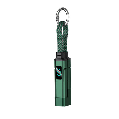 ARMORCASE™ ChargKey — 4-in-1 Keychain Cable | 65W | 40Gbps | Digital Display | 4 Colors